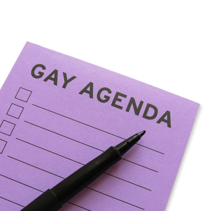 Gay Agenda Notepad