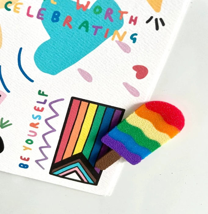 Rainbow Pop 3D Fridge Magnet