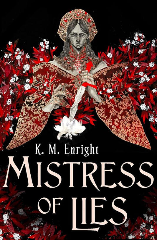 Book cover image: Mistress of Lies by K.M. Enright