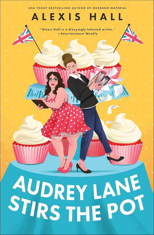 Audrey Lane Stirs the Pot: A Queer Grumpy x Sunshine Romance from the Author of Boyfriend Material (Winner Bakes All Book 3) cover image