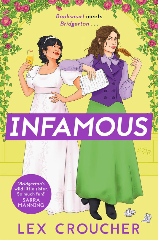 Book Cover of Infamous by Lex Croucher.