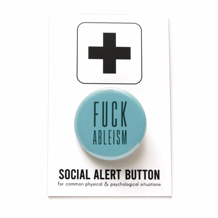 Fuck Albeism Pinback Button