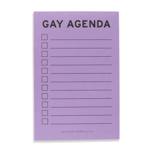 Gay Agenda Notepad