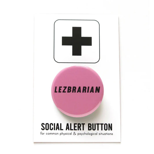 Lezbrarian Pinback Button